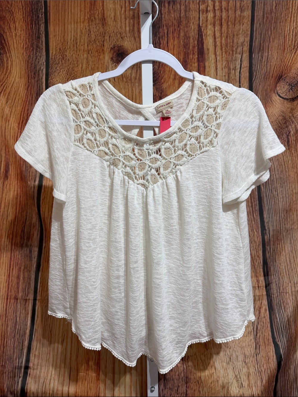 Cape Juby Open Lace Blouse Size S